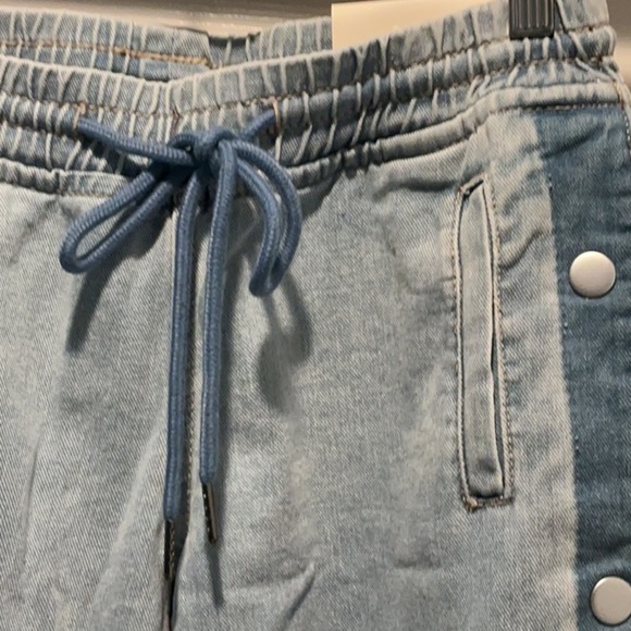 Austin Landing Women’s Two Tone Blue Wide-Leg Tear Athletic Pants NWT 5 - Picture 3 of 10